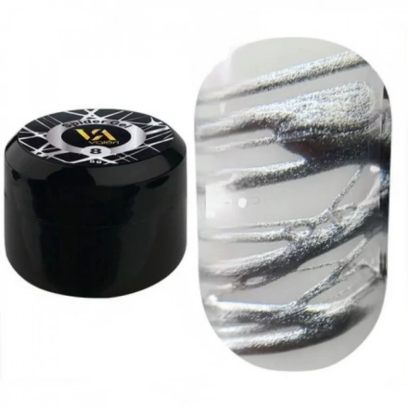 Valeri Gel Araña 08 (plata), 5 ml